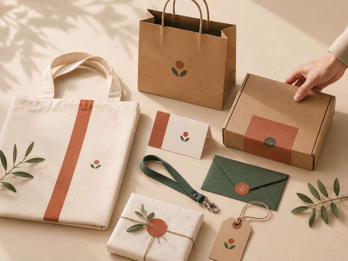 Logo and packaging support