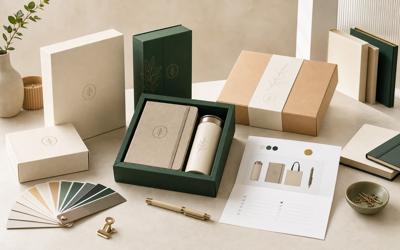 Logo customization, gift box packaging and sample approval support